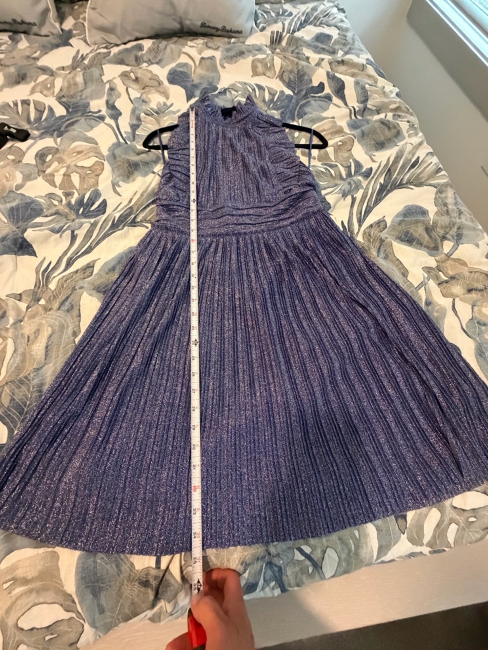 *LIKE NEW* Free People Pleated Shine Fit & Flare Mini Dress - Cocktail Dress - Picture 9 of 9